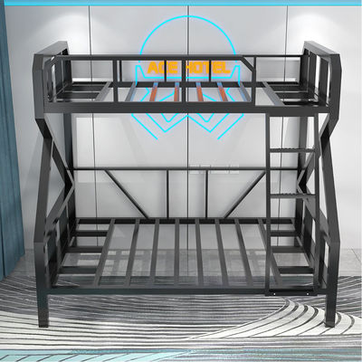 Cama de cama de ferro de camadas duplas para jogos na Internet Café Móveis comerciais e gerais