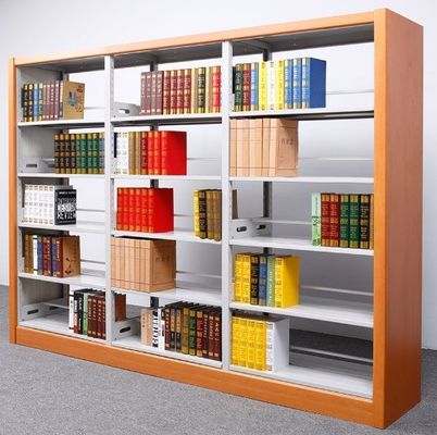 Mobiliário de escritório Estante de livros de aço para biblioteca escolar Duplo lado único Prazo de pagamento T/T