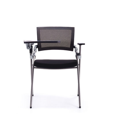 Home Office Mesa cadeiras dobráveis Ergonômica malha encosto e apoios de braço para design moderno