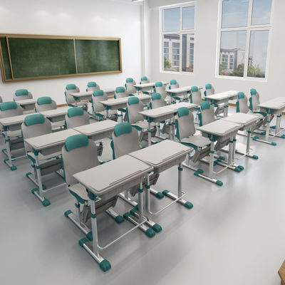 Moderno Design Estudo Reclinável Ajustável Mesa e Cadeira Conjunto para a Escola de Treinamento em Casa
