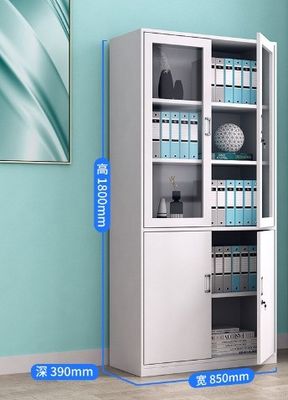 Arquivo de arquivos de mobiliário de escritório moderno com armazenamento e fechadura de aço de várias gavetas