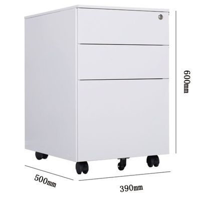 Mobiliário de escritório Armário de metal simples com gaveta removível e estrutura móvel