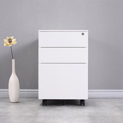 Mobiliário de escritório Armário de metal simples com gaveta removível e estrutura móvel