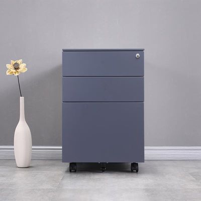 Mobiliário de escritório Armário de metal simples com gaveta removível e estrutura móvel