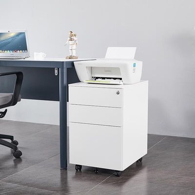 Mobiliário de escritório Armário de metal simples com gaveta removível e estrutura móvel