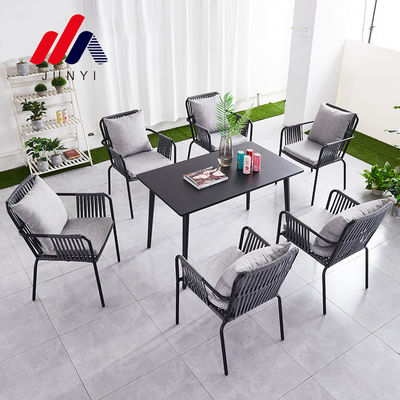 Balcão de jardim Cadeira de Rattan resistente e durável para mobiliário ao ar livre no resort