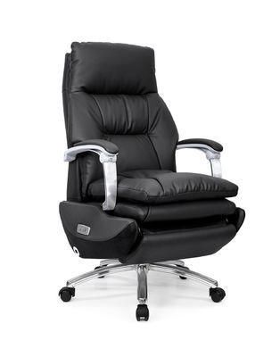 Cadeira de chefe de design moderno confortável com carregamento USB sem fio e massagem elétrica