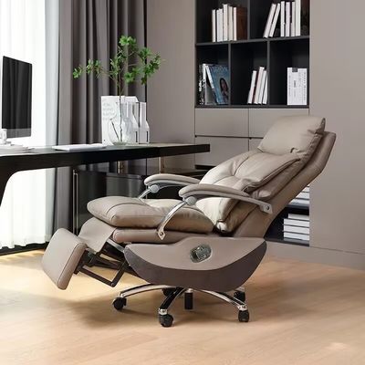Cadeira de chefe de design moderno confortável com carregamento USB sem fio e massagem elétrica