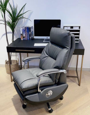 Cadeira de chefe de design moderno confortável com carregamento USB sem fio e massagem elétrica