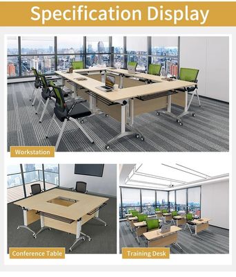 Desenho Moderno Estil Mesa Móvel Para Estúdio dobrável Mobiliário de Escritório Estação de Trabalho
