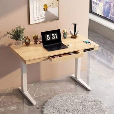 Mesa de escritório única para computador portátil em pé e livre menos de 50 dB ruído aço inoxidável