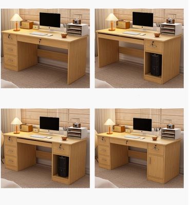 Estação de Trabalho de Escrita Presidencial Escritório de Computador Moderno para Home Office Metal