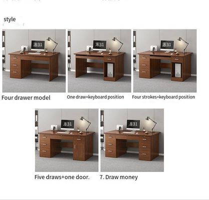 Modern Luxury PANEL Escritório executivo estilo madeira para cores personalizadas e escritório final