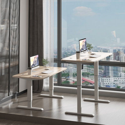Mesa de escritório de aço inoxidável elétrico com ajuste de altura motorizado