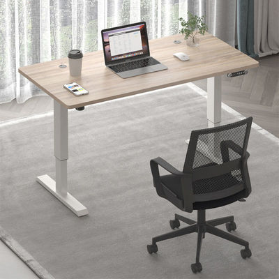 Mesa de escritório de aço inoxidável elétrico com ajuste de altura motorizado