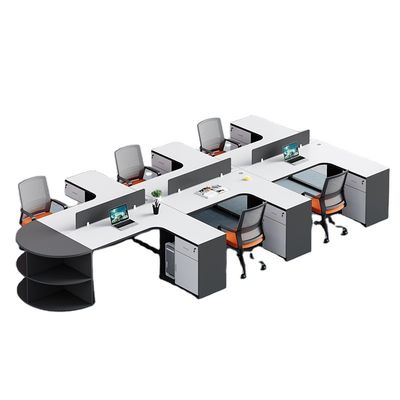 Combinação de quadro de alumínio/tecido/aço de escritório