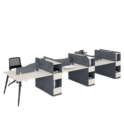 Painel de material principal/vidro/tecido/aço Escritório Estação de trabalho Mesa para mobiliário personalizado