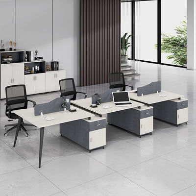 Painel de material principal/vidro/tecido/aço Escritório Estação de trabalho Mesa para mobiliário personalizado