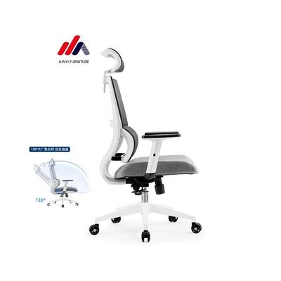 Cadeira de escritório executiva de estrutura de metal Cadeira de computador ergonômica de malha confortável para longas horas