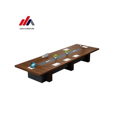 25 mm espessura Mesa de mesa Móveis de escritório Conferência Mesa longa para negociação grande