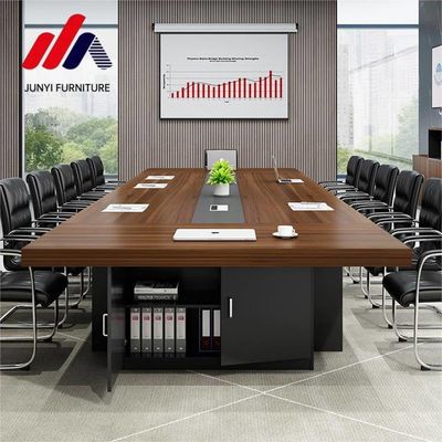 25 mm espessura Mesa de mesa Móveis de escritório Conferência Mesa longa para negociação grande