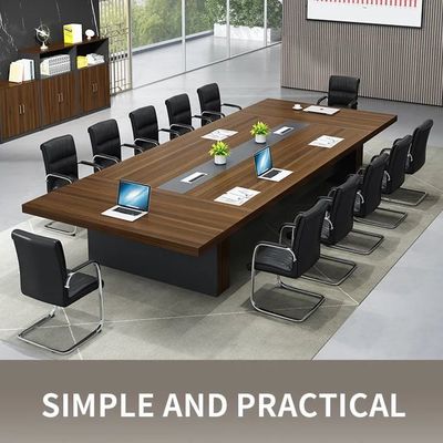 OEM Grande mesa de conferência para o navio sala de reuniões de luxo acomoda muitas pessoas