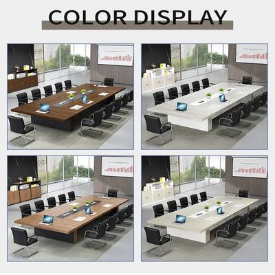OEM Grande mesa de conferência para o navio sala de reuniões de luxo acomoda muitas pessoas