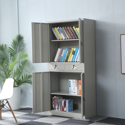 10 Arquivo de arquivos para escritório Arquivo de metal de ferro 2 portas armário de aço arquivo de malha